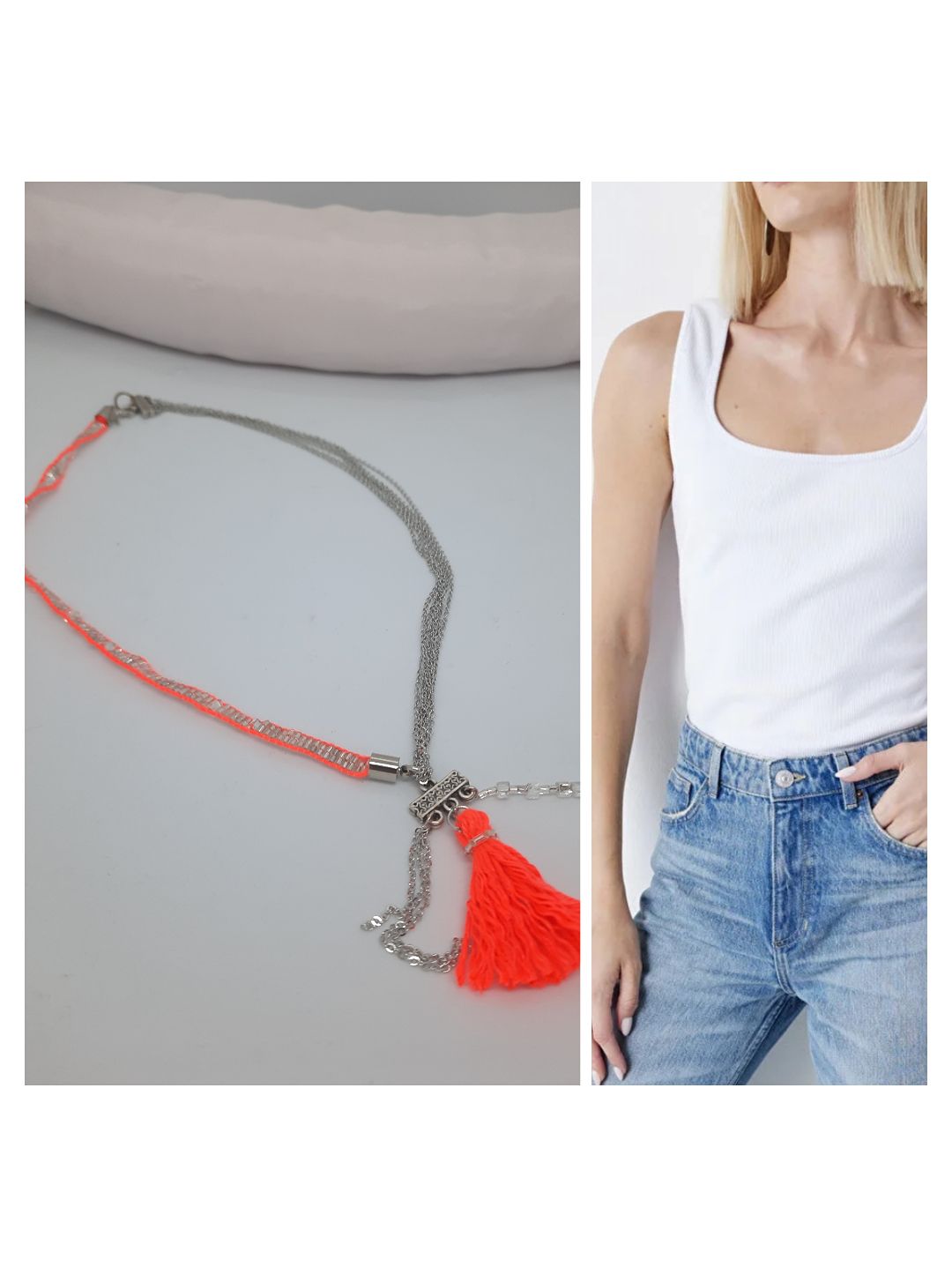 neon-renk-dokuma-ve-zincirli-kolye-mercan