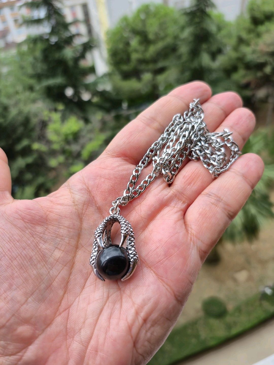 onyx-celik-zincir-dogal-tas-kolye