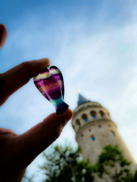 Rainbow Florit Melek Taşı