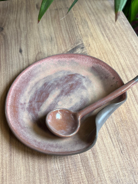 Kaşıklı Meze Tabağı Bordo