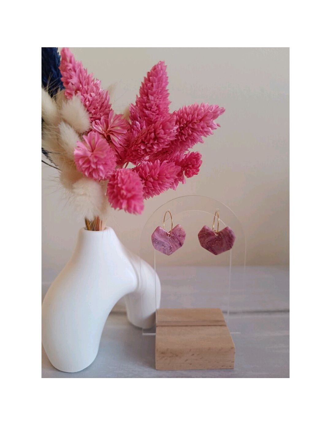 polimer-kil-sparkle-geometric-hearts-kupe-pembe