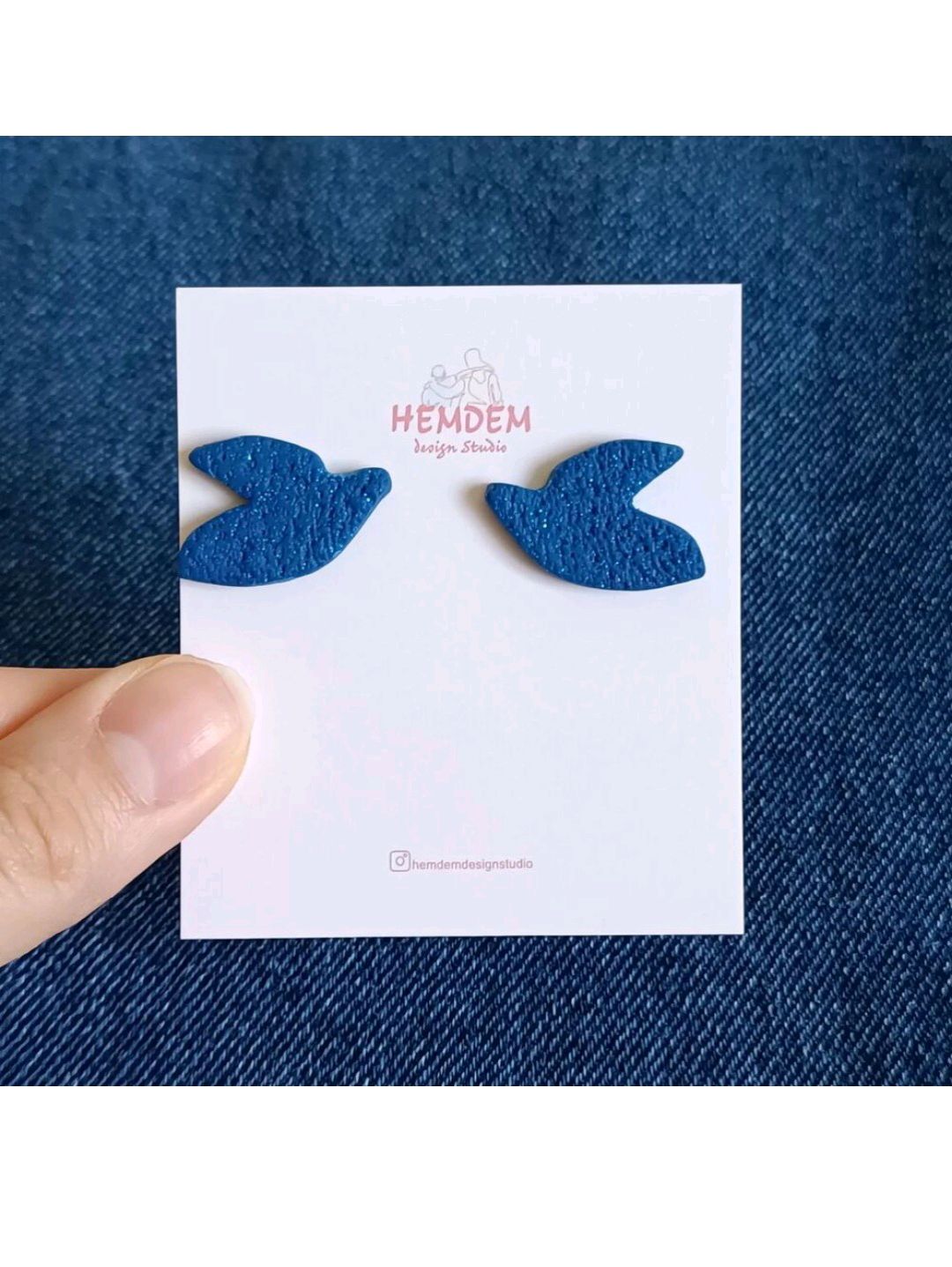 polimer-kil-denim-birds-kupe-koyu-mavi