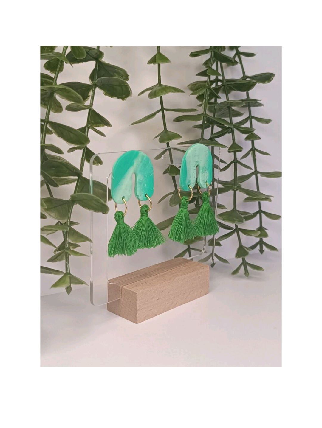 polimer-kil-green-tassels-kupe-deniz-yesili