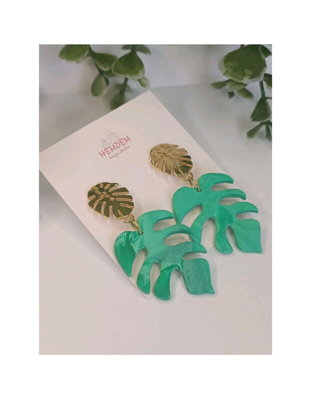 polimer-kil-showy-monstera-leaf-kupe-deniz-yesili