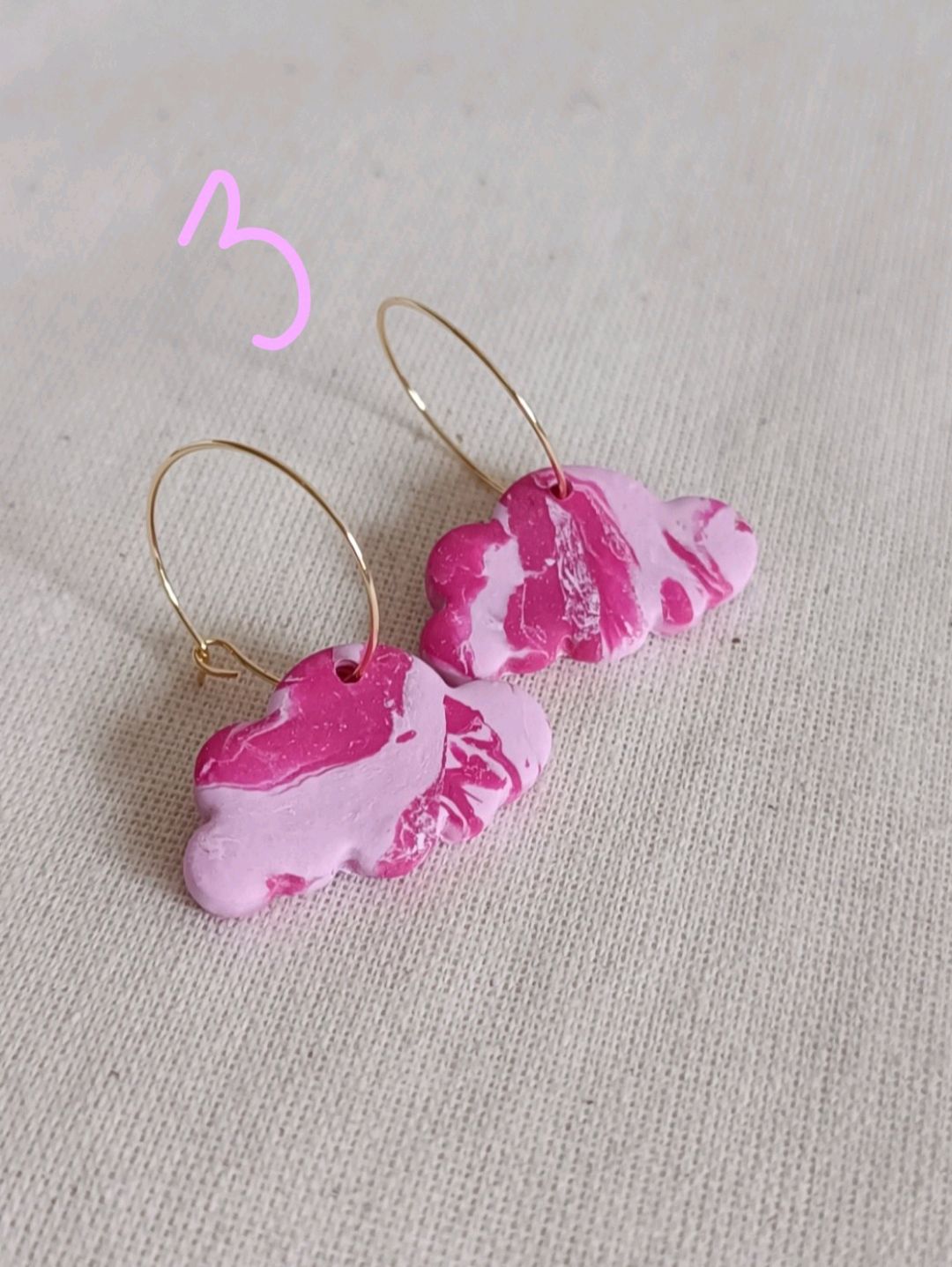 polimer-kil-kucuk-bulut-kupe-pastel-pembe