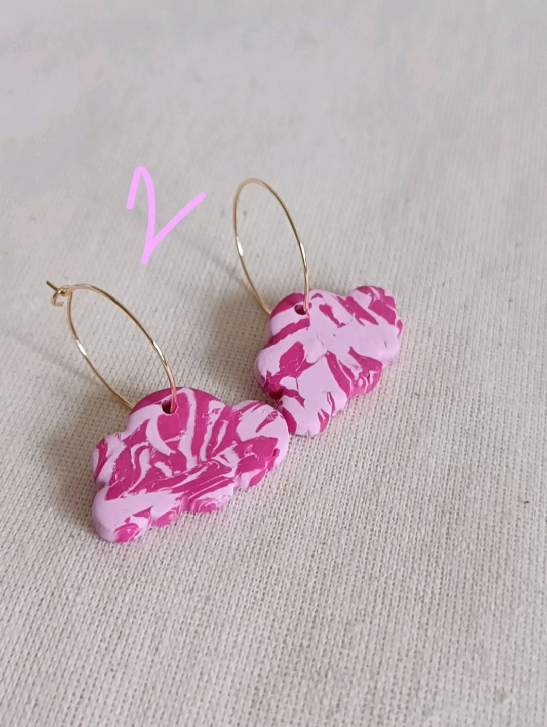 polimer-kil-kucuk-bulut-kupe-pastel-pembe