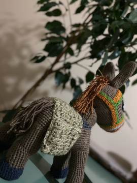 Eşek Amigurumi Kahverengi