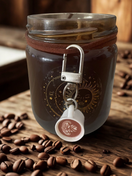 Kahve Temalı Soya Mumu  Kahverengi