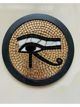 Eye Of Horus Horusun Gözü Duvar Süsü  Altın Rengi