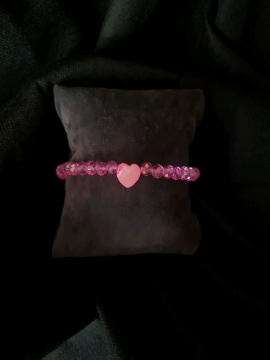 Kristal Bileklik  Pembe