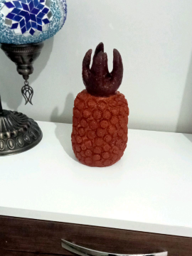 Ananas Biblo- Kokulu Ahşap  Çok Renkli