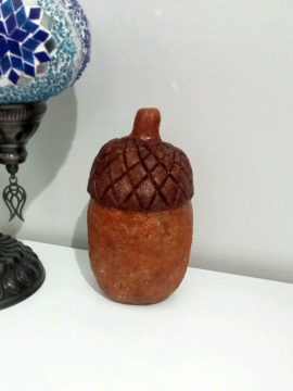 Meşe Palamudu Biblo- Kokulu Ahşap  Çok Renkli
