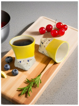 Kübik Kupa Bardak Sarı