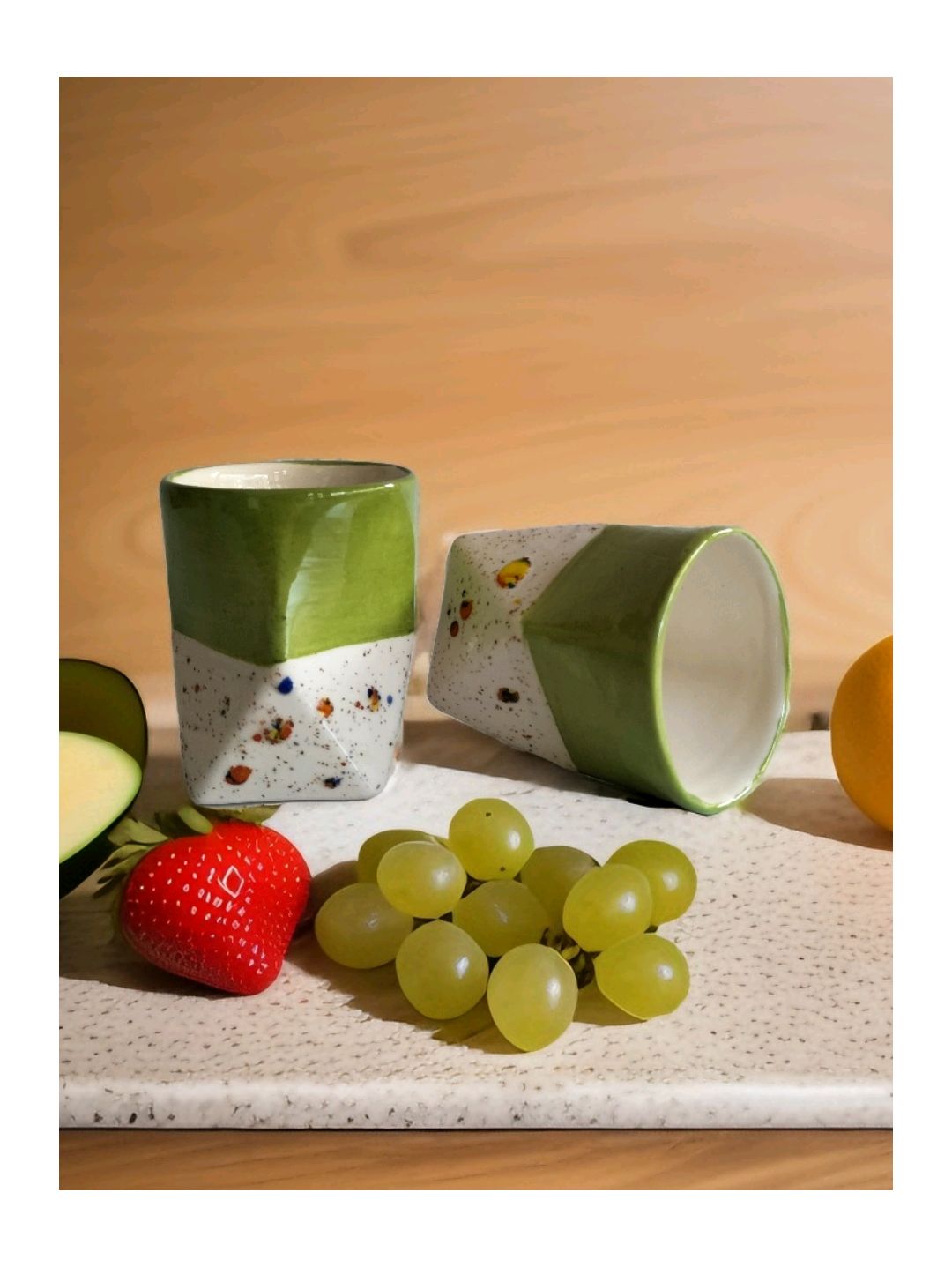 kubik-kupa-bardak-yesil