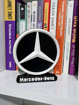 Mercedes Benz Logo Çok Renkli