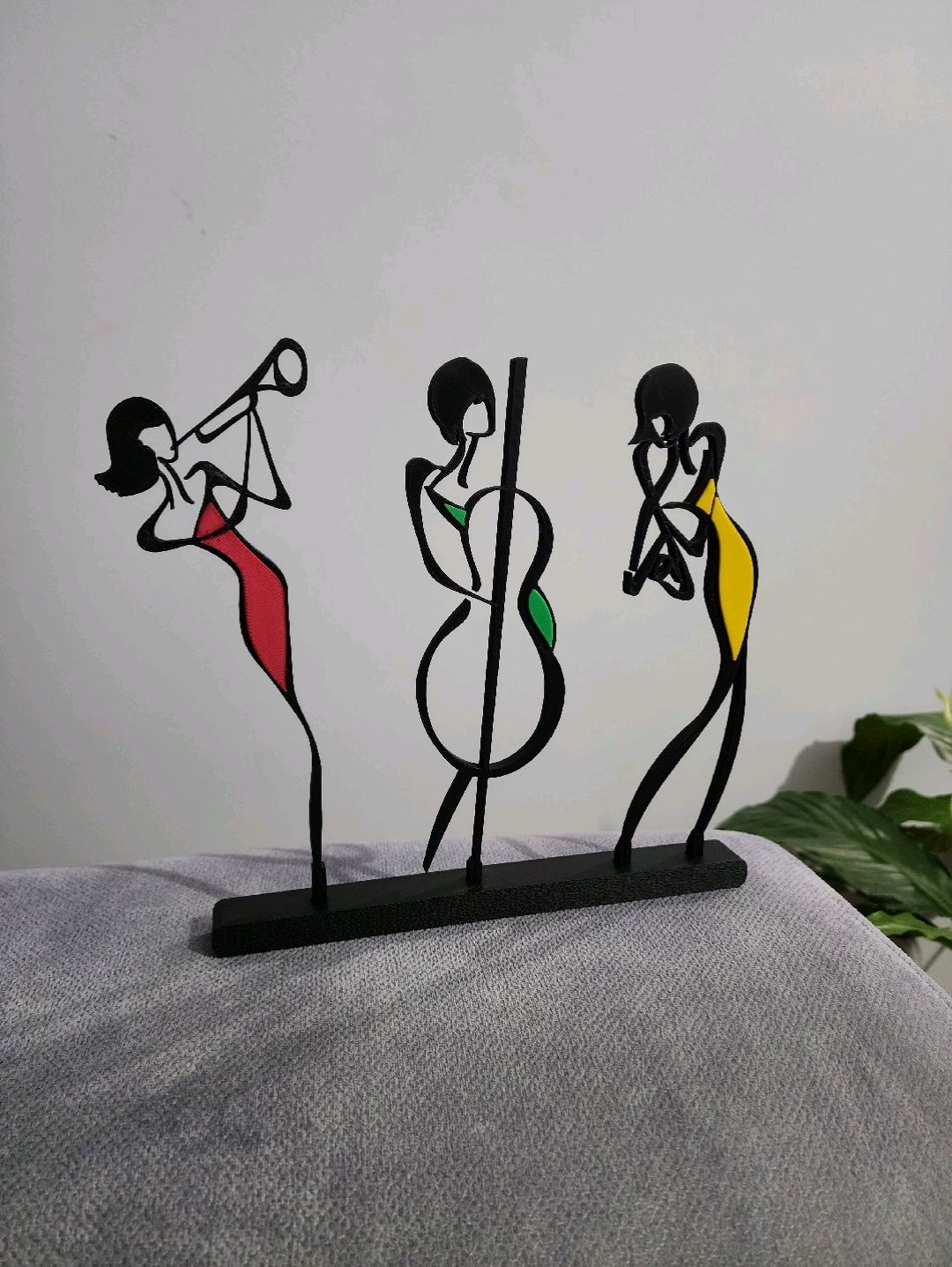 3lu-takim-dekor-muzik-grup-cok-renkli