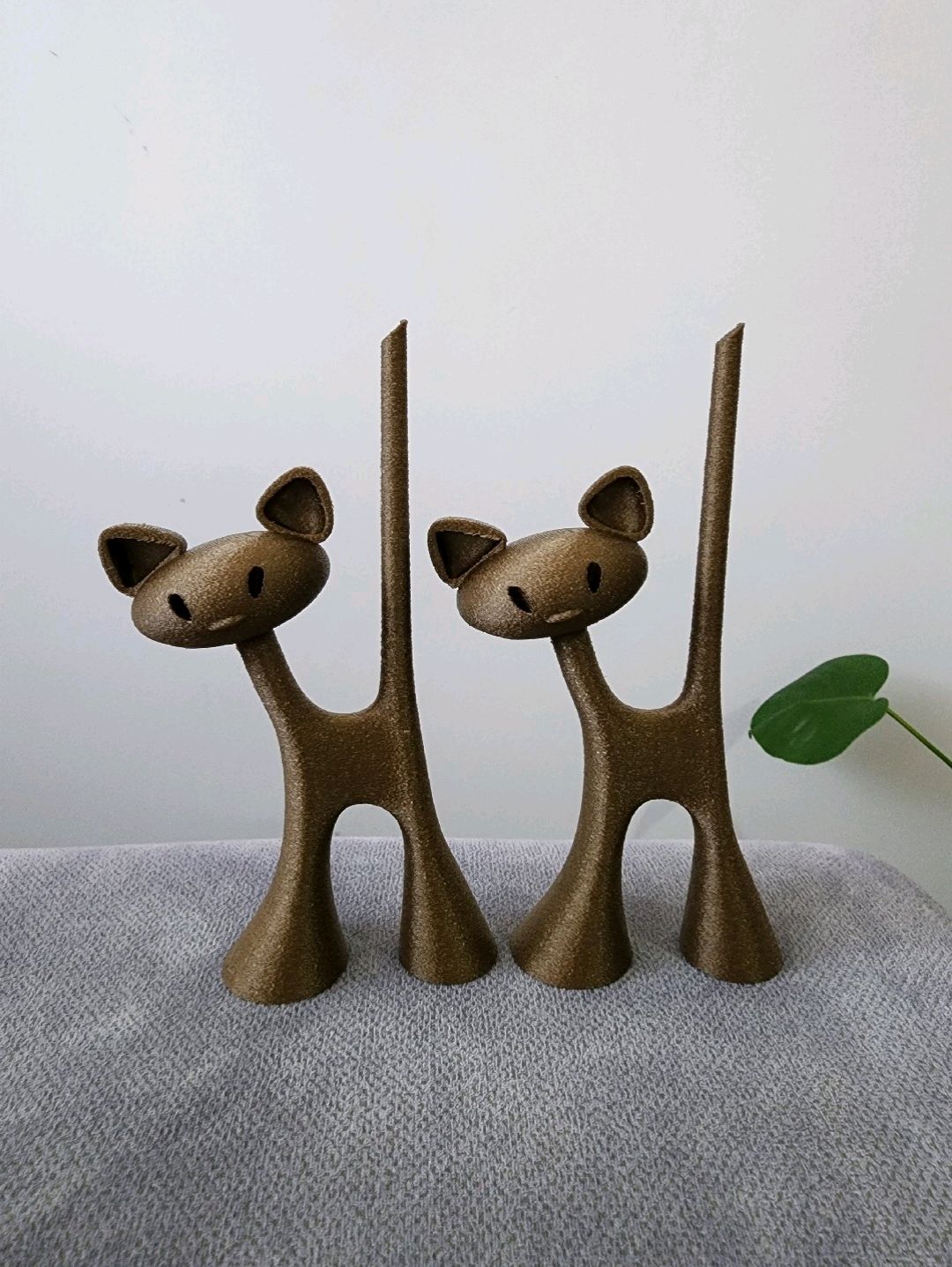 2li-takim-dekor-kedi-bronz-rengi