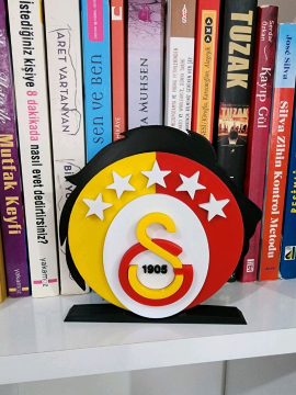 Gs 5 Yıldız Aslan Figürlü Logo Çok Renkli