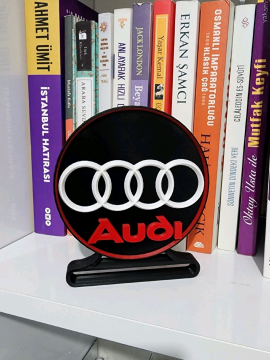 Audi Logo Çok Renkli
