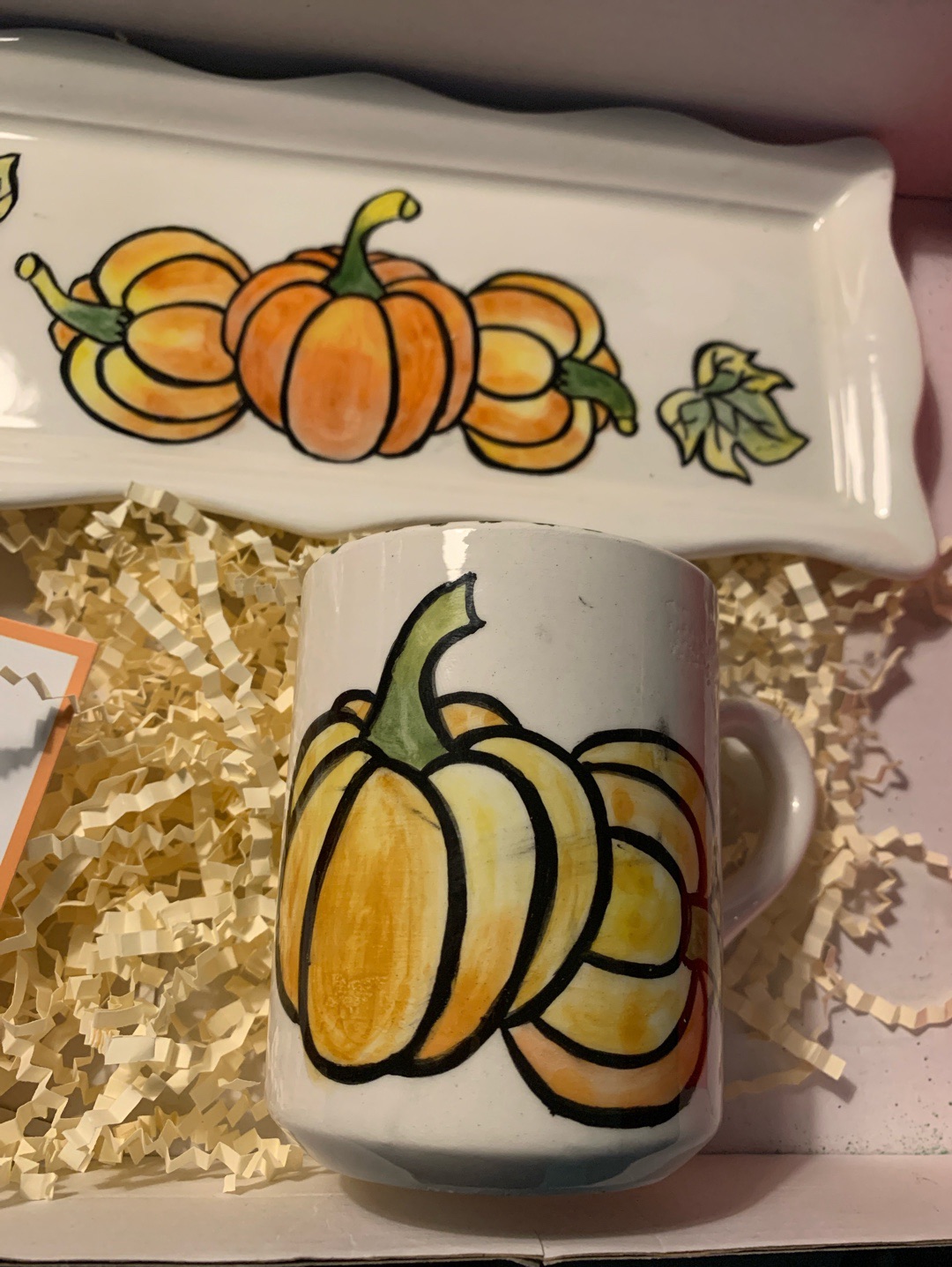 hediye-seti-sunum-tepsisi-ve-mug-kupa-el-yapimi-cok-renkli