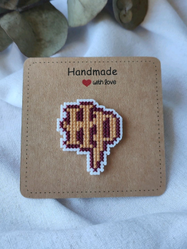 Harry Potter Broş Bordo
