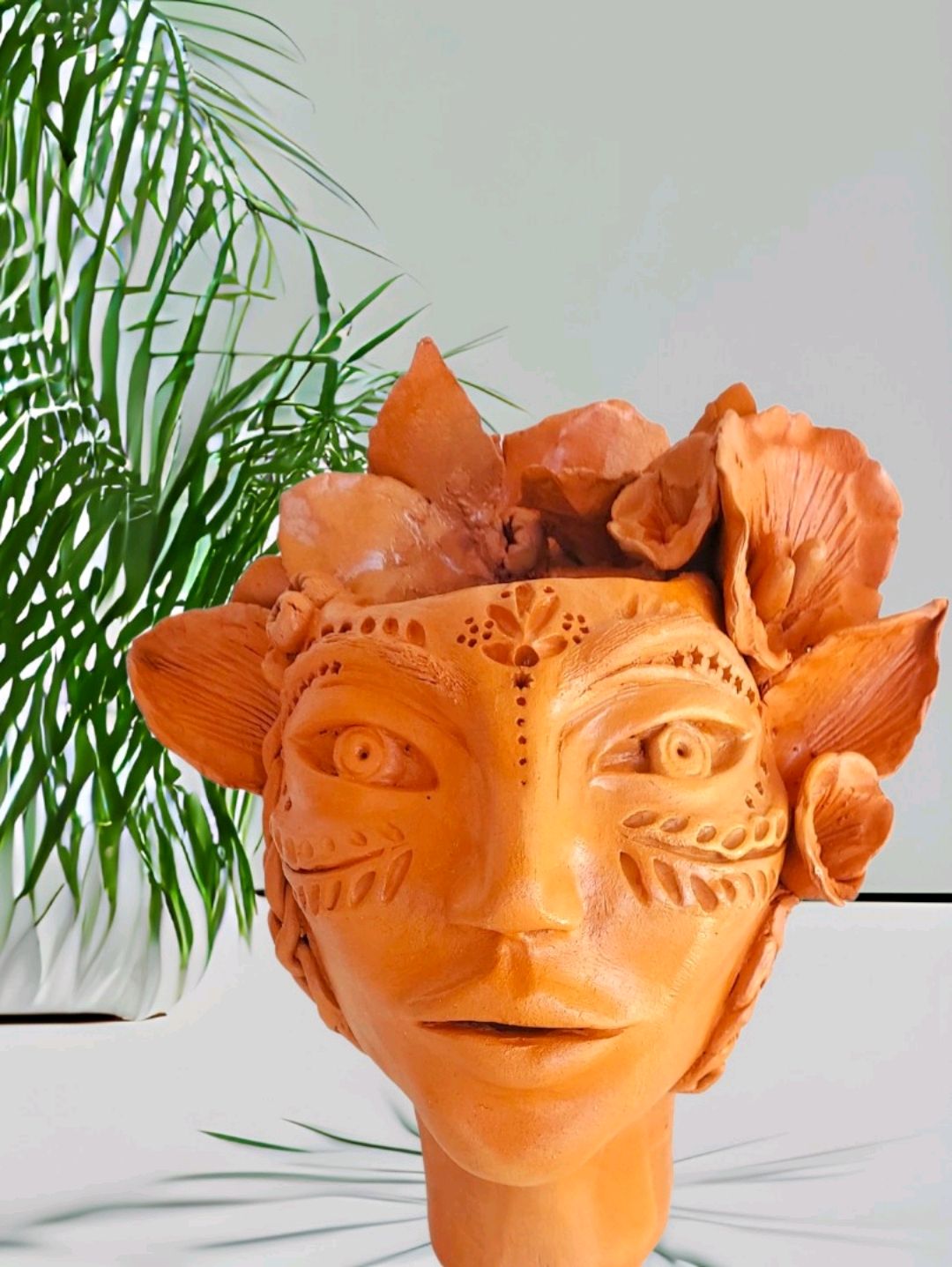 daphne-bust-vazo-turuncu