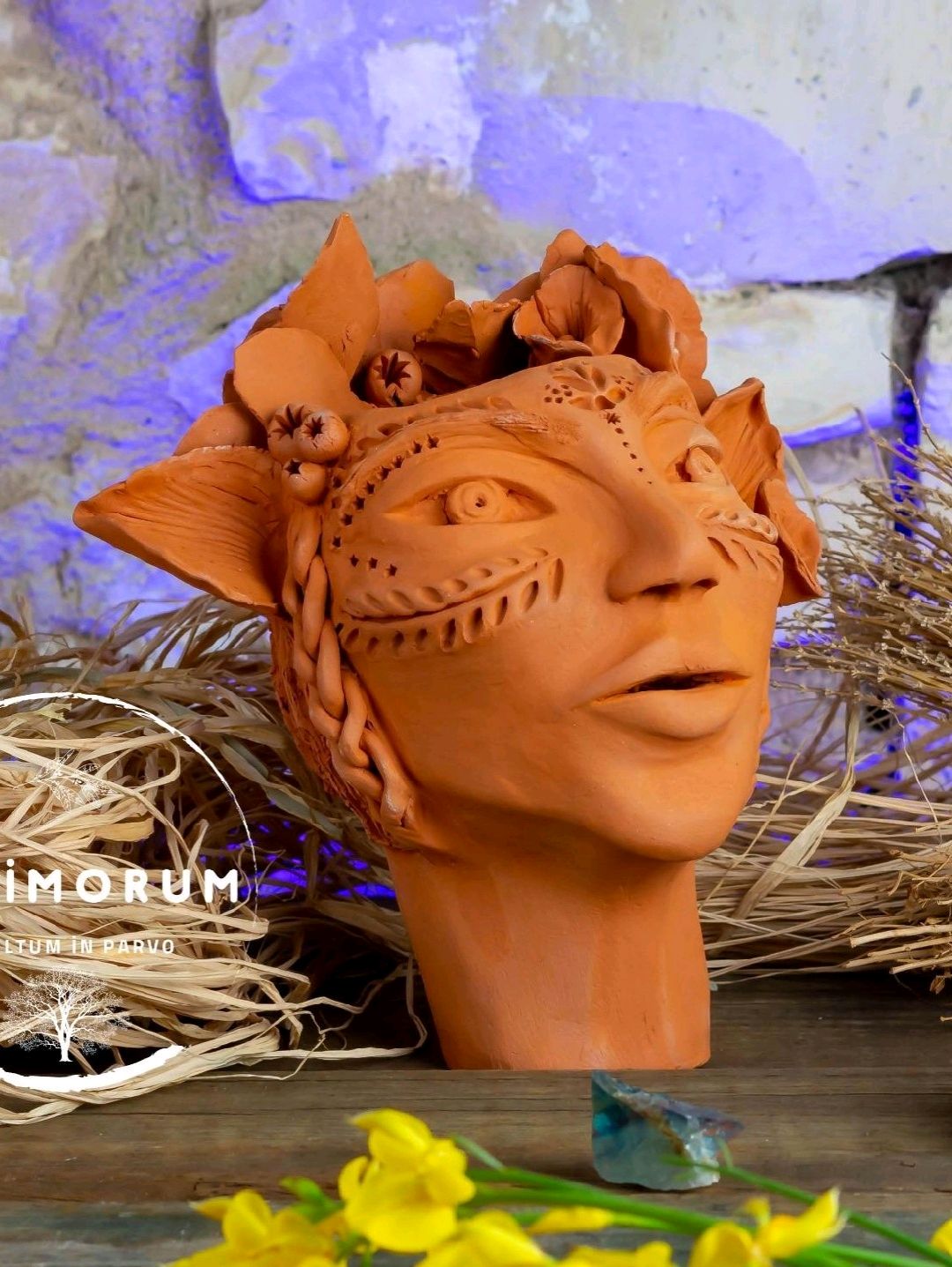 daphne-bust-vazo-turuncu