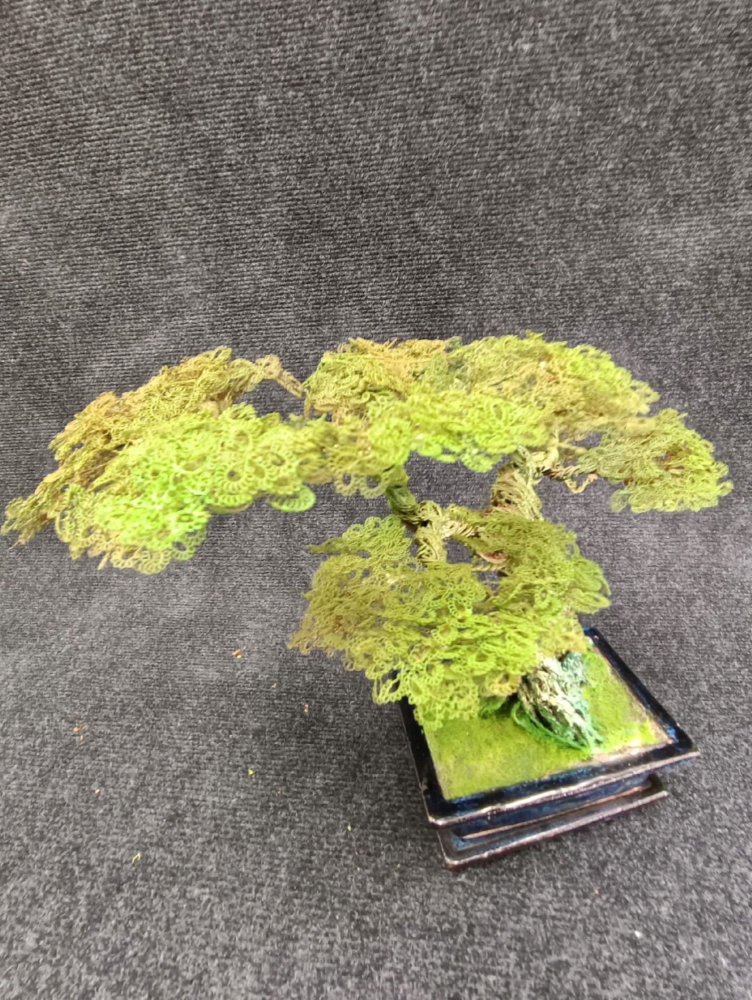 seramik-saksili-bonsai-yesil