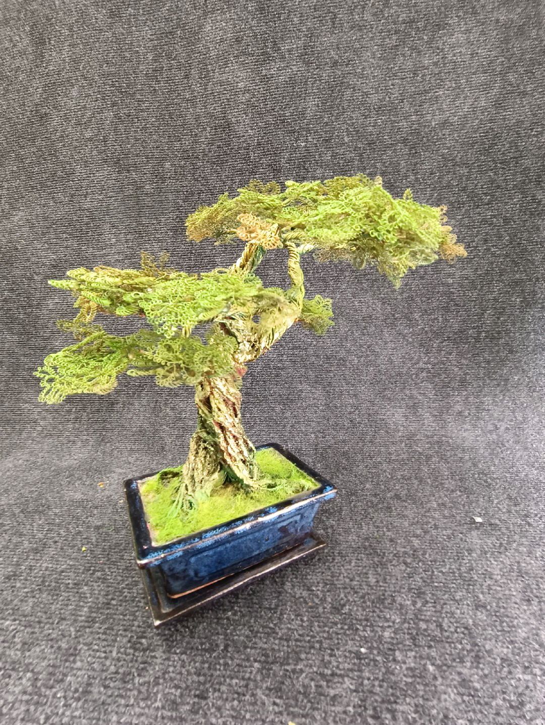 seramik-saksili-bonsai-yesil