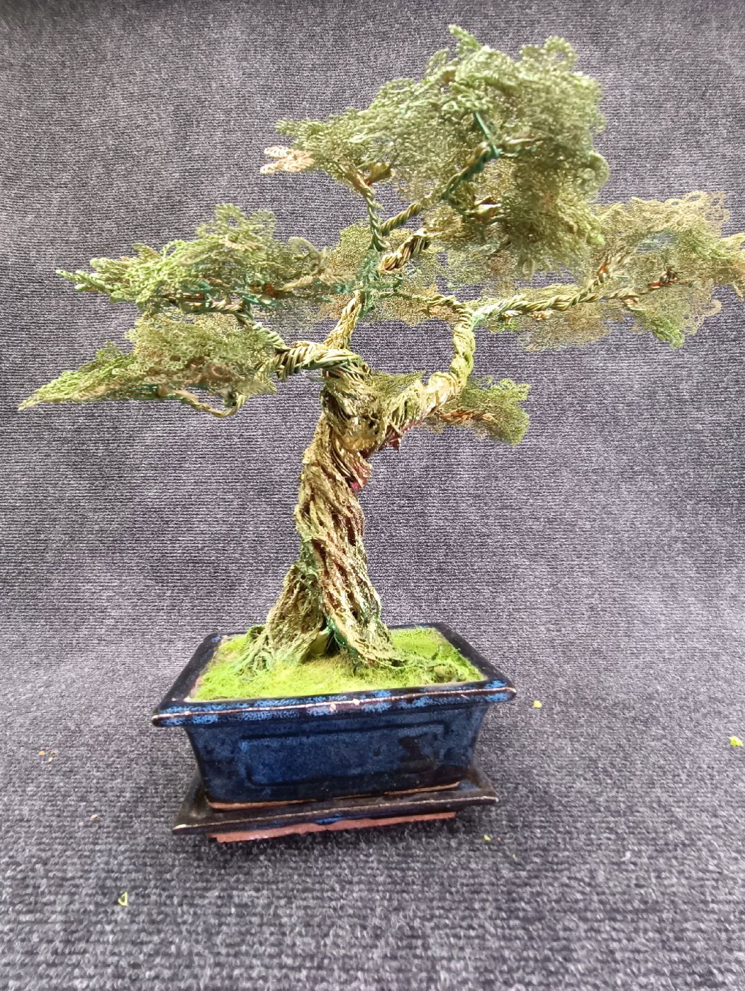 seramik-saksili-bonsai-yesil