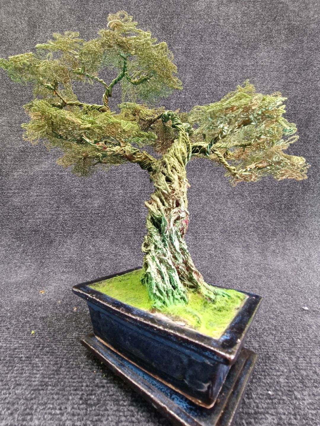 seramik-saksili-bonsai-yesil