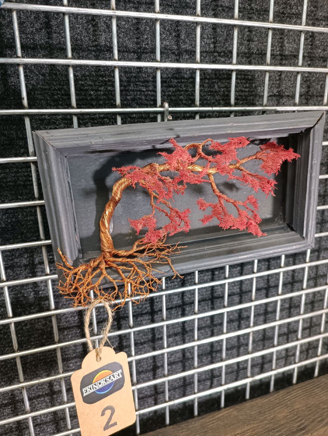 bonsai-duvar-tablosu-kirmizi