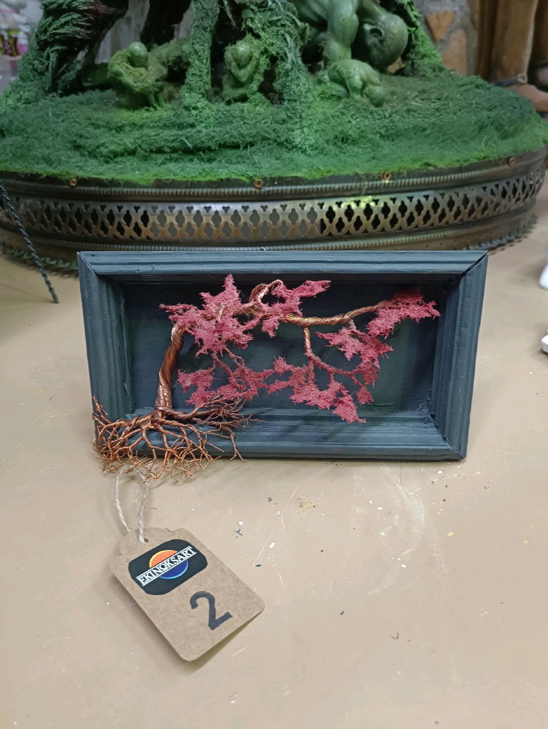 bonsai-duvar-tablosu-kirmizi