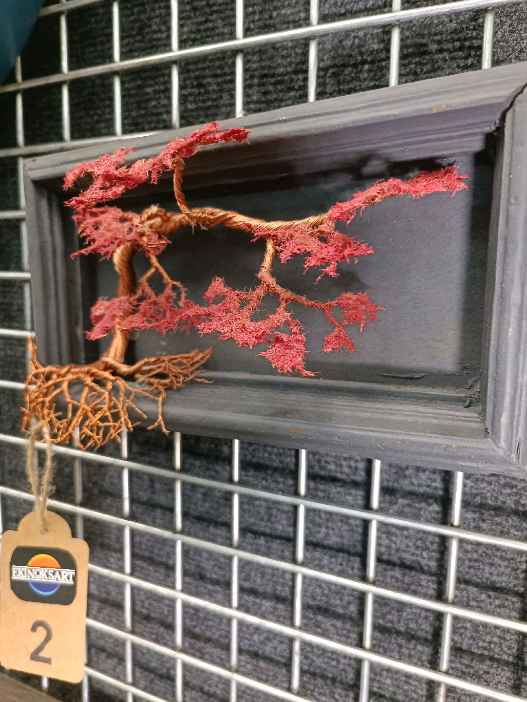 bonsai-duvar-tablosu-kirmizi