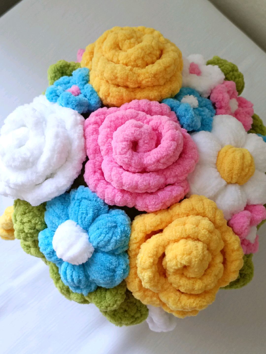 saksida-cicek-aranjman-cok-renkli
