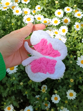 Kelebek Anahtarlık Pembe  Pembe