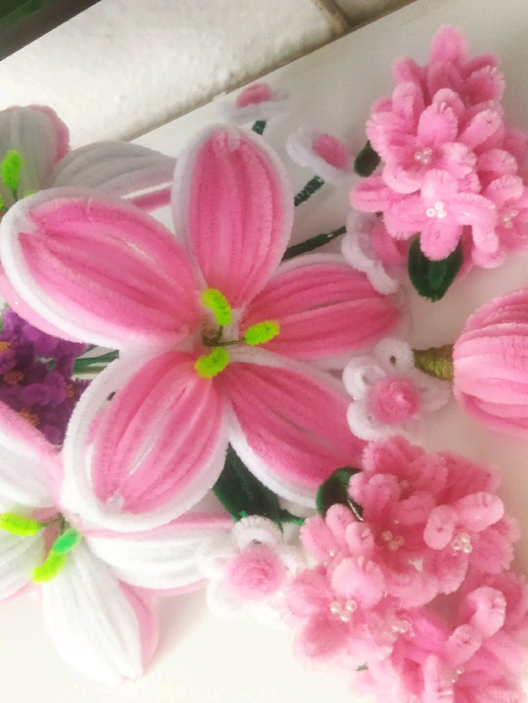 sonil-pembe-zambak-buketi-pembe
