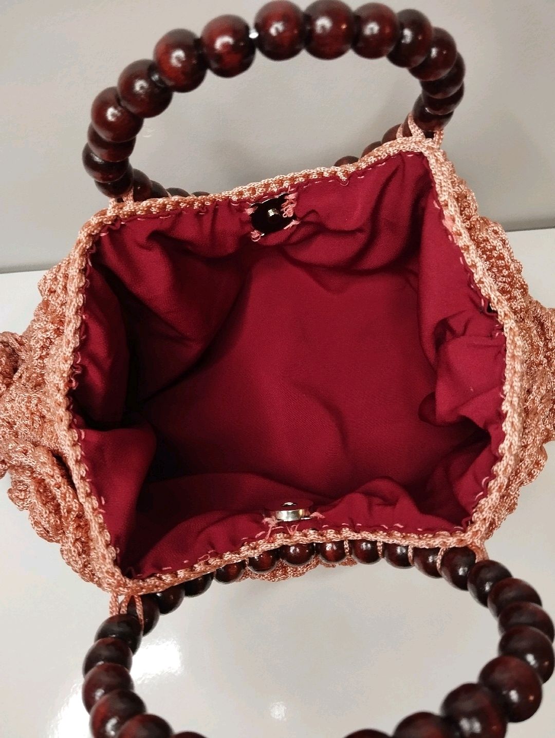 gul-motif-ahsap-sapli-pembe-sik-canta-koyu-pembe