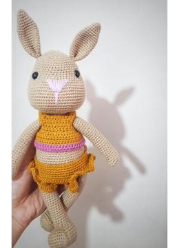 Amigurumi Tavşan Odi & Ponti  Bej
