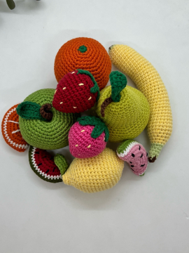 Amigurumi Meyve Sepeti Yeşil