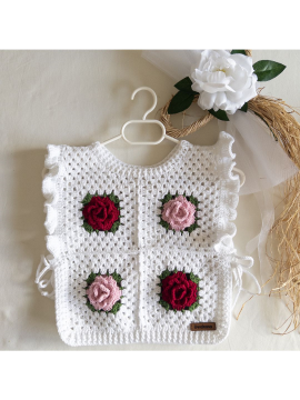 Rose Bebek Süveteri Beyaz