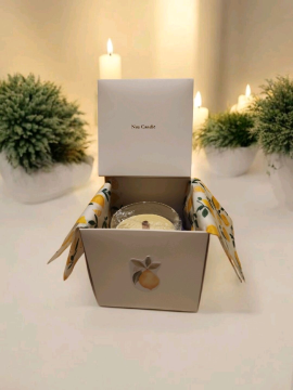 Dogal Sinek Kovucu Mum Citronella Limon  Sarı