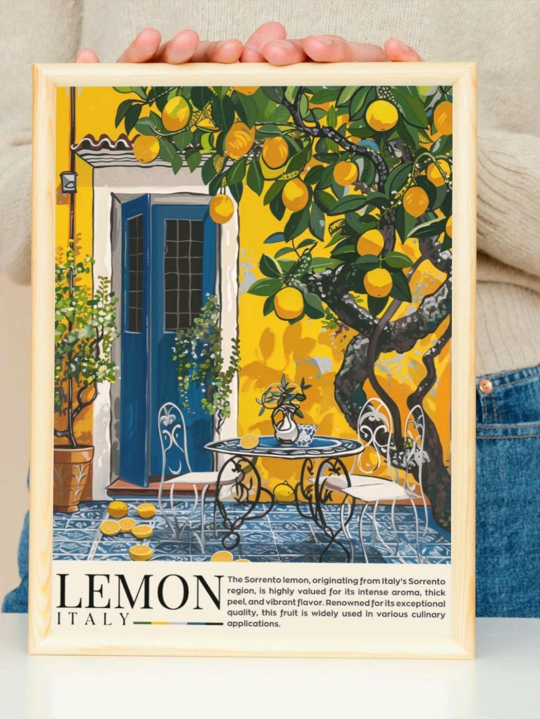 italya-limon-poster-cercevesiz-cok-renkli