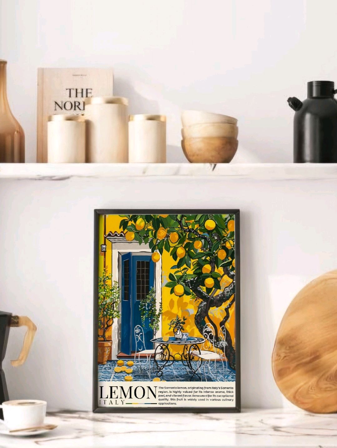 italya-limon-poster-cercevesiz-cok-renkli