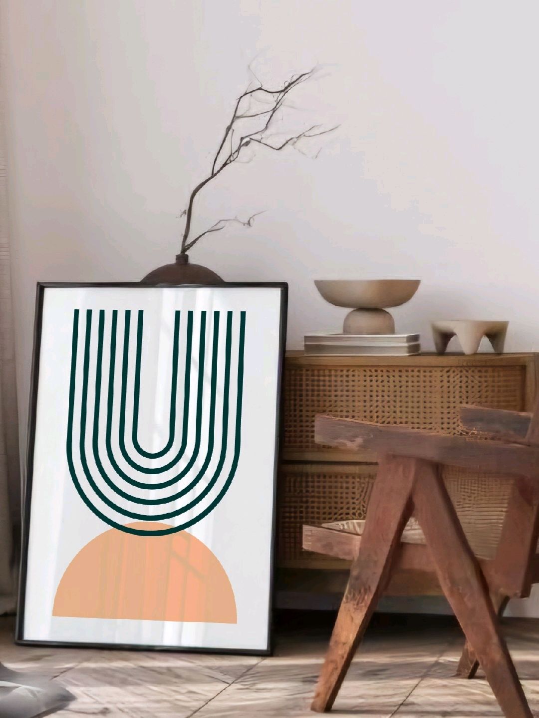 minimalist-3lu-poster-cercevesiz-cok-renkli