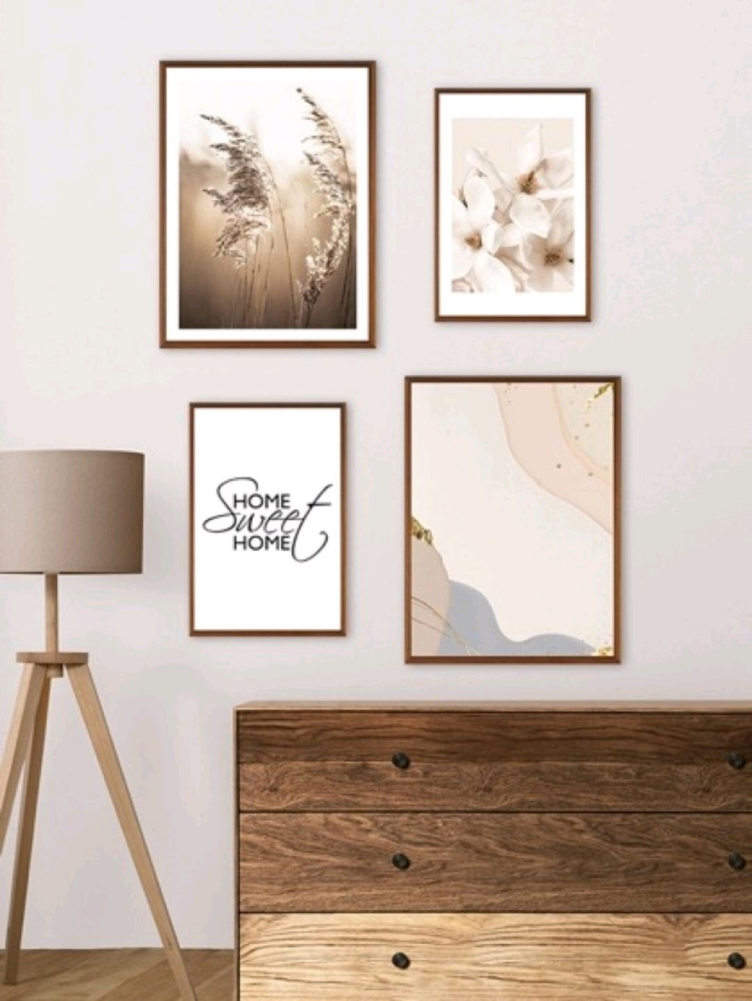 home-sweet-home-bohem-4lu-mdf-tablo-seti-cok-renkli