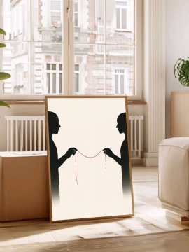 Bağlılık Poster Çerçevesiz Çok Renkli