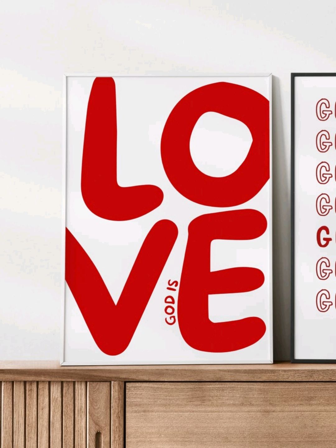 love-poster-cercevesiz-cok-renkli