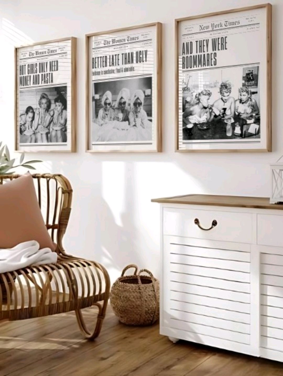 vintage-gazete-poster-cercevesiz-siyah