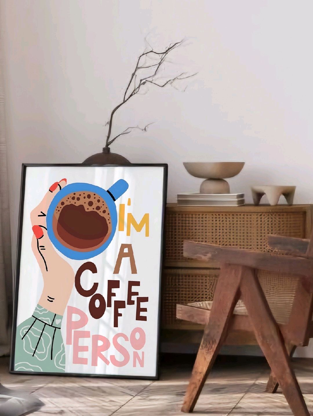 coffee-2-poster-cercevesiz-cok-renkli